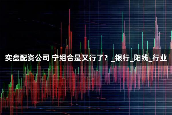 实盘配资公司 宁组合是又行了？_银行_阳线_行业