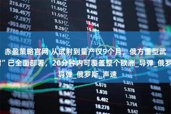 赤盈策略官网 从试射到量产仅9个月，俄方重型武器“榛树”已全面部署，20分钟内可覆盖整个欧洲_导弹_俄罗斯_声速